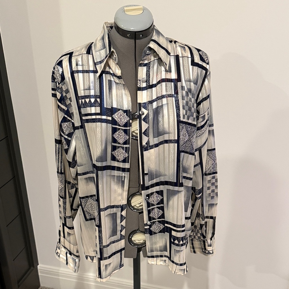 Vintage Yves St Clair button down shirt